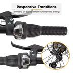 Bicicleta de montaña HILAND Ridge de 26 y 27.5 pulgadas para hombre, 21 velocidades