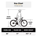 Bicicleta de montaña HILAND Ridge de 26 y 27.5 pulgadas para hombre, 21 velocidades