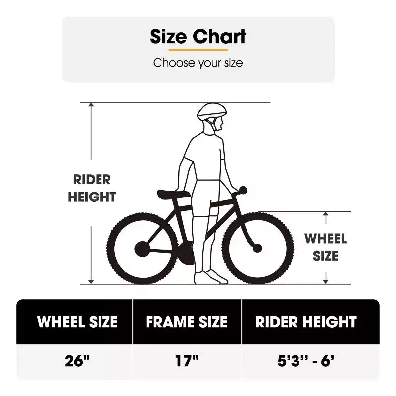 Bicicleta de montaña HILAND Ridge de 26 y 27.5 pulgadas para hombre, 21 velocidades