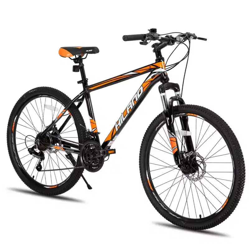 Bicicleta de montaña HILAND 26 para hombre y mujer, rueda de 3/6/multirrayos, 18 velocidades