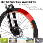 Bicicleta de montaña HILAND 26 para hombre y mujer, rueda de 3/6/multirrayos, 18 velocidades