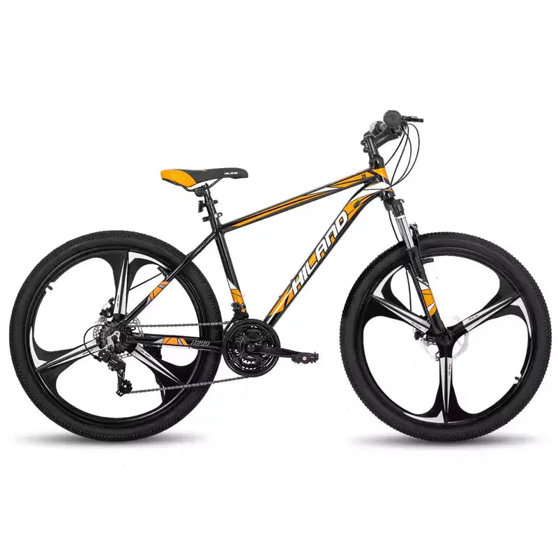 Bicicleta de montaña HILAND 26 para hombre y mujer, rueda de 3/6/multirrayos, 18 velocidades