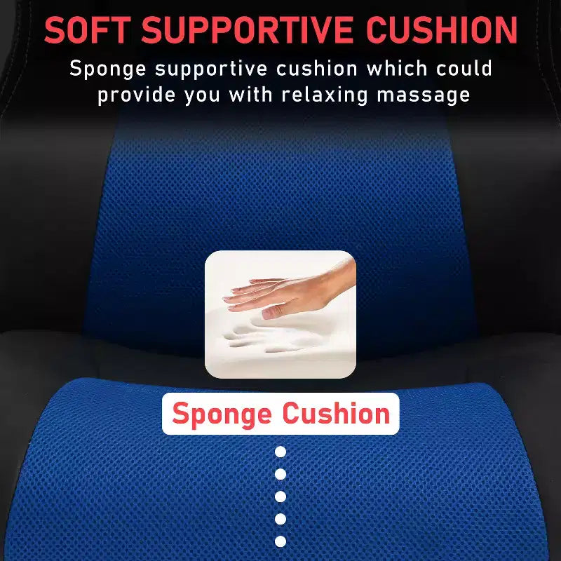 Silla de juego BestMassage Silla de oficina con soporte lumbar Altura ajustable Silla ejecutiva de cuero sintético para mujeres, hombres y adultos