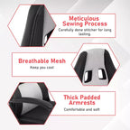 Silla de juego BestMassage Silla de oficina con soporte lumbar Altura ajustable Silla ejecutiva de cuero sintético para mujeres, hombres y adultos