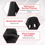 Silla de juego BestMassage Silla de oficina con soporte lumbar Altura ajustable Silla ejecutiva de cuero sintético para mujeres, hombres y adultos