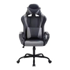BestMassage Silla de escritorio para juegos Silla de oficina Silla de computadora con reposabrazos Soporte lumbar giratorio 360 Silla ejecutiva para adultos