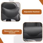 Silla de oficina para videojuegos BestMassage Racing con función de masaje, apoyo lumbar, cuero sintético, para adultos