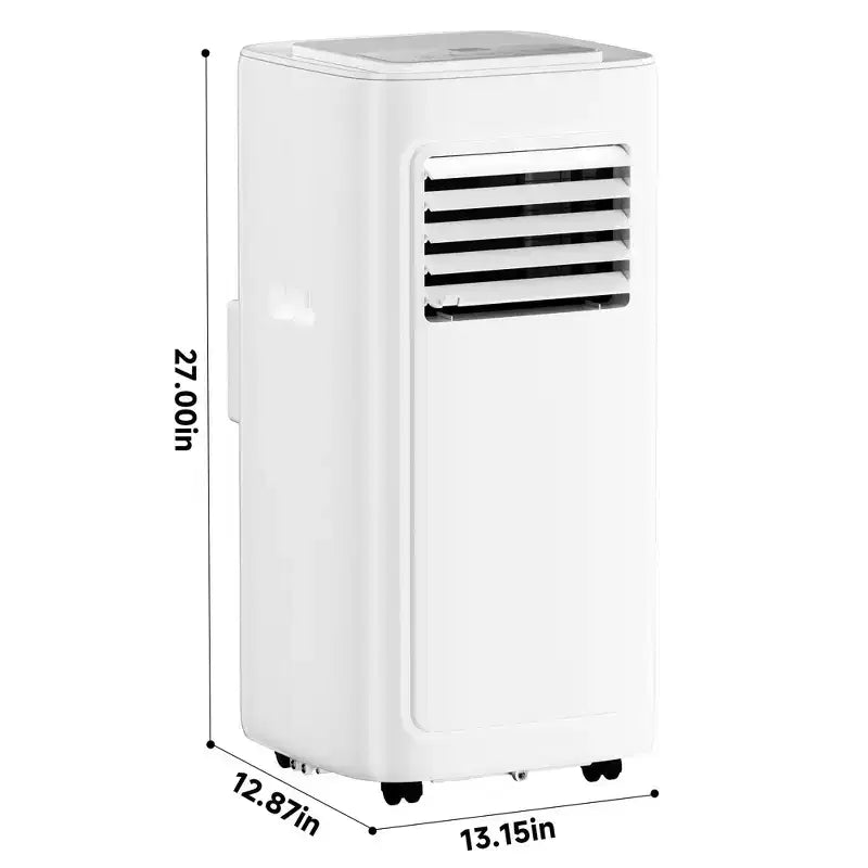 Aire Acondicionado Portátil Inteligente Simzlife 8000 BTU Enfriamiento Rápido para Habitaciones de hasta 23 m², Función 3 en 1, Control por Aplicación, Ultra Silencioso, Blanco