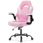 Silla Gaming Ultimate JIONJOY: Ergonómica, Cuero PU, Silla Ejecutiva de Escritorio con Reposabrazos Abatibles