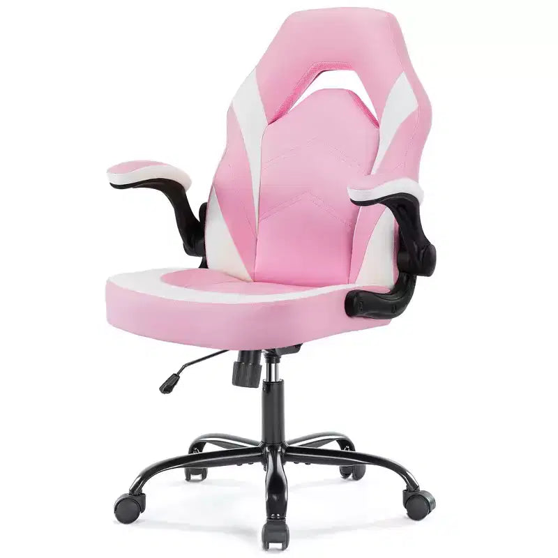 Silla Gaming Ultimate JIONJOY: Ergonómica, Cuero PU, Silla Ejecutiva de Escritorio con Reposabrazos Abatibles