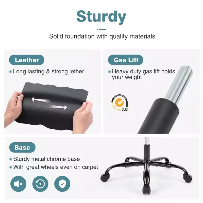 FIRNEWST Próximo nivel de confort en tus juegos: Silla ergonómica de cuero PU con reposabrazos abatibles ajustables