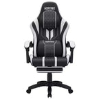 Sillón ergonómico de oficina y gaming Hoffree extragrande con masaje, reposapiés y ajustable para PC