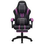 Sillón ergonómico de oficina y gaming Hoffree extragrande con masaje, reposapiés y ajustable para PC
