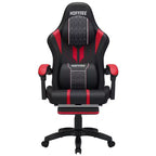 Sillón ergonómico de oficina y gaming Hoffree extragrande con masaje, reposapiés y ajustable para PC
