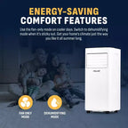 Acondicionador de aire compacto Newair de 8,000 BTU
