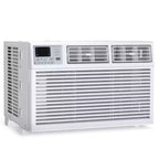 Acondicionador de aire de ventana de 8,000 BTU con control remoto, unidad de CA inteligente de ventana con deshumidificador, ventilador, ahorro de energía, para casa/sala de estar