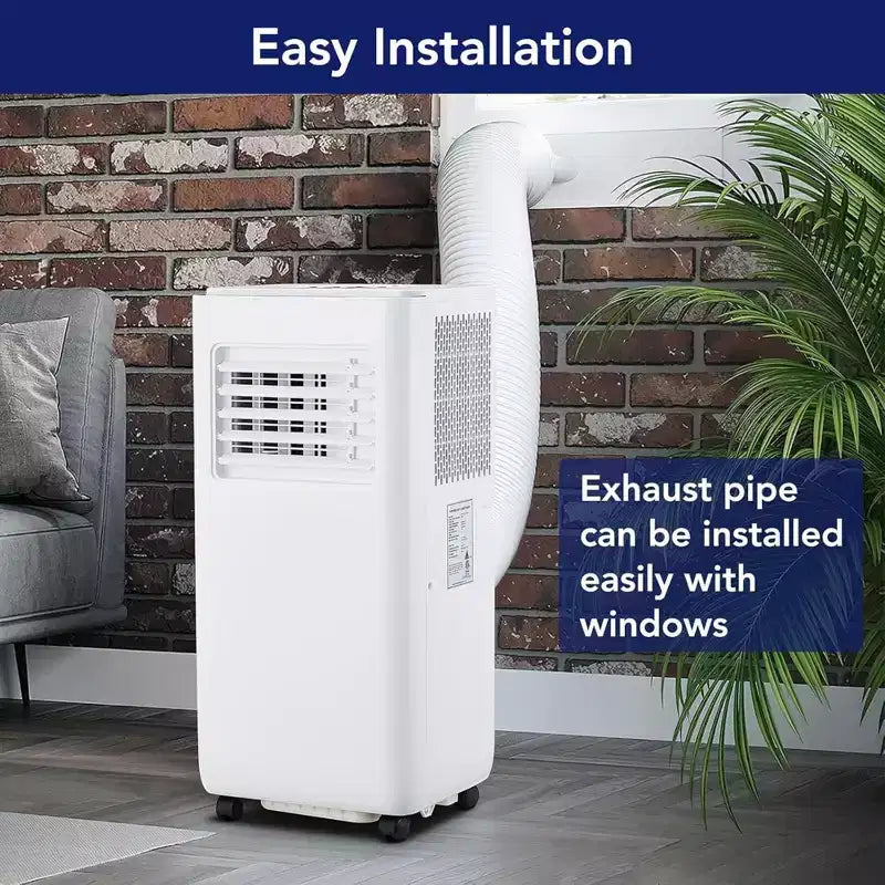 Aire Acondicionado Inteligente Garvee de 10000 BTU con Control Remoto, Enfría Habitaciones de hasta 450 pies cuadrados, Blanco