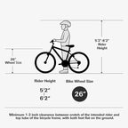 Bicicleta de montaña hykolity, ruedas de 26 y 27.5, bicicleta de montaña de 18 velocidades con doble suspensión, sillín ajustable para ciclismo al aire libre para hombres y mujeres