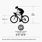 Bicicleta de montaña hykolity de 26 y 27.5 pulgadas, bicicleta de MTB de 18 velocidades con suspensión completa, sillín ajustable para ciclismo al aire libre para hombres y mujeres