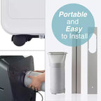 Aire Acondicionado Portátil Inteligente Ukoke USPC01W WiFi, 12,000 BTU, Control por App y Remoto, 4 en 1 Frío/Calor/Deshumidificador/Ventilador, para Habitaciones de hasta 37 m², Blanco