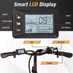 Bicicleta de montaña eléctrica plegable Costway para adultos con neumáticos gruesos de 20", motor sin escobillas de 750 W, 54 V 13 Ah UL2849