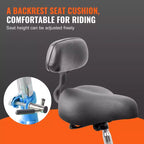 VEVOR Bicicleta Triciclo para Adultos, Bicicleta de Tres Ruedas de 24 Pulgadas, Triciclos de 3 Ruedas, Bicicleta Cruiser de Acero al Carbono con Cesta y Asiento Ajustable