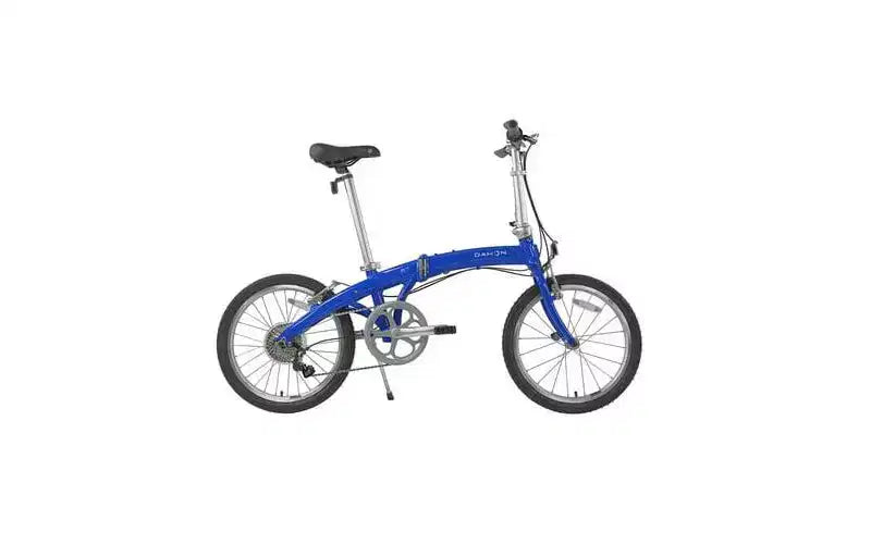 Bicicleta plegable Dahon MU D8 con frenos en V Dahon personalizados (cobalto brillante)