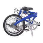 Bicicleta plegable Dahon MU D8 con frenos en V Dahon personalizados (cobalto brillante)