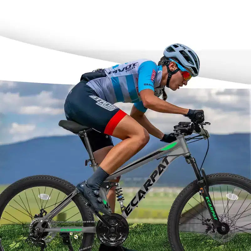 Robusto cuadro de acero para adultos, para ir al trabajo, viajar y ciclismo todoterreno