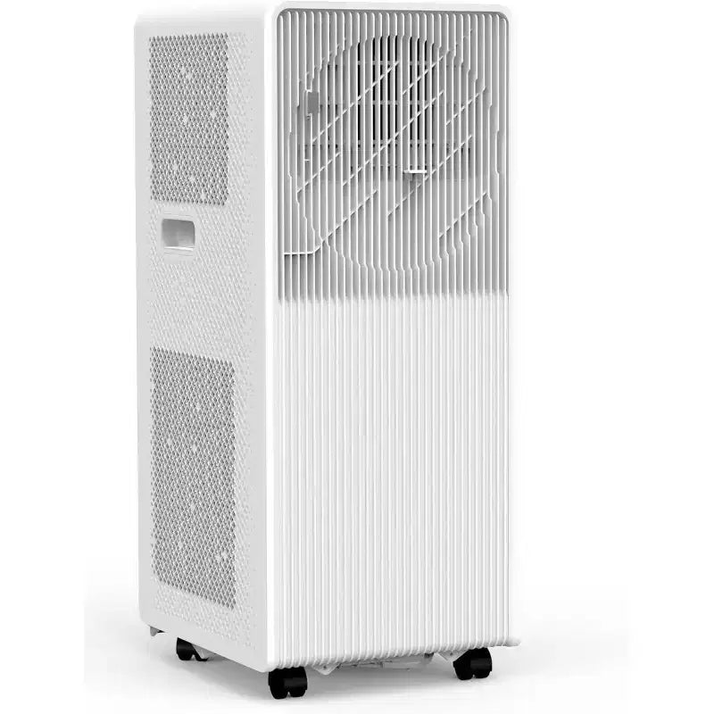 Acondicionador de aire portátil Garvee de 14000 BTU, panel de control fácil y moderno en blanco, enfriamiento de bajo consumo para habitaciones grandes y oficinas en casa