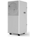 Acondicionador de aire portátil Garvee de 14000 BTU, panel de control fácil y moderno en blanco, enfriamiento de bajo consumo para habitaciones grandes y oficinas en casa
