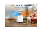 Acondicionador de aire portátil de 10,000 BTU con calefacción, unidad de aire acondicionado portátil 3 en 1 con ventilador y deshumidificador, aire acondicionado de habitación enfría hasta 450 pies cuadrados