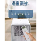 Aire Acondicionado Portátil Garvee de 8000 BTU con Control Remoto, Unidad de CA 3 en 1 Silenciosa, Modo Reposo, Ventilador de Enfriamiento de Bajo Consumo, Kit para Ventana