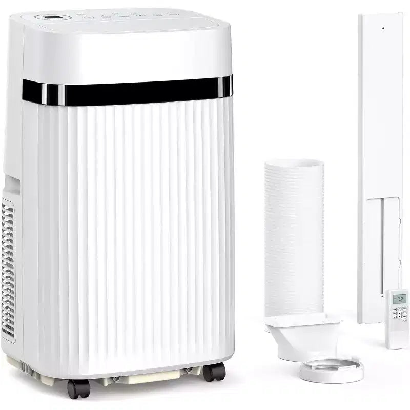 ZAFRO 12,000 BTU Portable Air Conditioners Cool Rooms up to 550 Sq.ft, Portable AC with Cool&Fan&Dehumidifier&Sleep, White