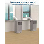 Aire Acondicionado Portátil de 8,000 BTU, hasta 32.5 m², Unidad Pequeña 3 en 1 con Frío/Ventilador/Deshumidificador