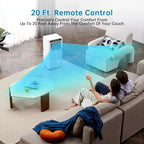 Aire Acondicionado Portátil Ultra Silencioso de 8000 BTU, 3 en 1, con Deshumidificador y Ventilador, Temporizador de 24 horas, Kit para Ventana y Control Remoto para 350 pies cuadrados