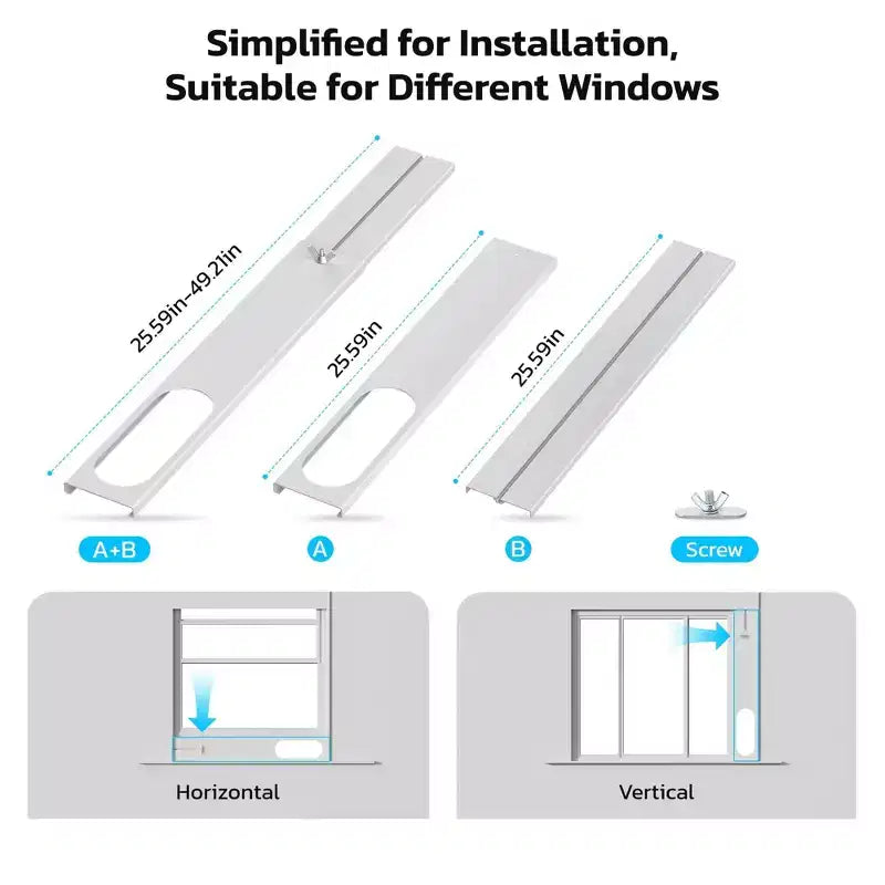 Aire Acondicionado Portátil, Unidad de CA Portátil de 8,000 BTU con Modos Frío, Ventilador y Deshumidificador/Eficiencia Energética/Temporizador de 24 Horas para Dormitorio, Blanco