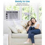 Aire Acondicionado de Ventana de 5000 BTU - Pequeño Aire Acondicionado Refrigera 150 Sq.Ft