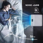 ZAFRO Mando a distancia y kit de ventana, unidad de aire acondicionado 3 en 1 con deshumidificador incorporado, modo ventilador, aire acondicionado portátil, blanco (8.000 BTU)