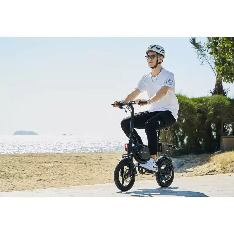 GoPowerBike GoDash Mini bicicleta eléctrica plegable compacta para adultos