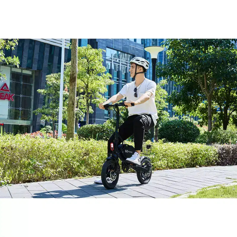 GoPowerBike GoDash Mini bicicleta eléctrica plegable compacta para adultos