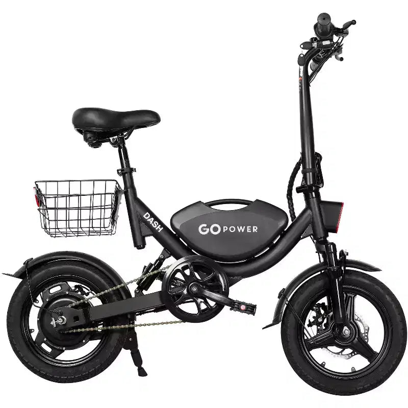 GoPowerBike GoDash Mini bicicleta eléctrica plegable compacta para adultos