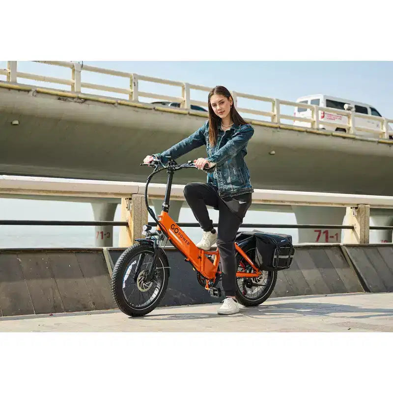 Bicicleta Eléctrica Plegable para Adultos GoPlus GoPowerBike