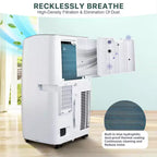 Aire acondicionado portátil de 12,000 BTU para habitaciones de hasta 51 m², aire acondicionado/deshumidificador/ventilador 3 en 1