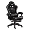 Silla ergonómica para videojuegos con soporte lumbar Diseño elegante de carreras