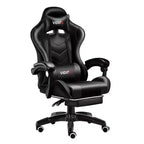 Silla ergonómica para videojuegos con soporte lumbar Diseño elegante de carreras