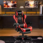 Silla ergonómica para videojuegos con soporte lumbar Diseño elegante de carreras