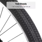 Bicicleta de montaña BAMCBASE 24 26, 18 velocidades, cuadro de acero de alto carbono, ciclismo deportivo MTB para adultos