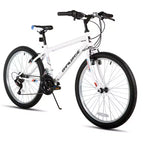 Bicicleta de montaña BAMCBASE 24 26, 18 velocidades, cuadro de acero de alto carbono, ciclismo deportivo MTB para adultos