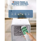 Acondicionador de aire portátil sin drenaje de 12.000 BTU para interiores, unidad de aire acondicionado 3 en 1 para dormitorios de 17,6 a 23,2 metros cuadrados